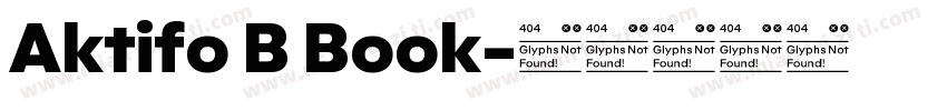 Aktifo B Book字体转换